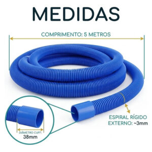 Kit Mangueira 5m + Ponteira + Adaptador