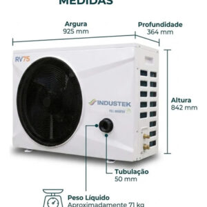 BOMBA DE CALOR PISCINA RV75 FULL INVERTER