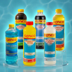 Kit Genco 6 Produtos Para Tratamento De Piscina Completo