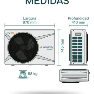 Bomba De Calor Piscina Rv60 Full Inverter