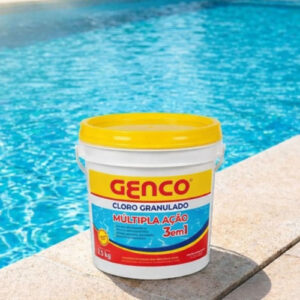 Cloro Genco Multiação L.e. 3 Em 1 Granulado 2,5 Kg Limpeza