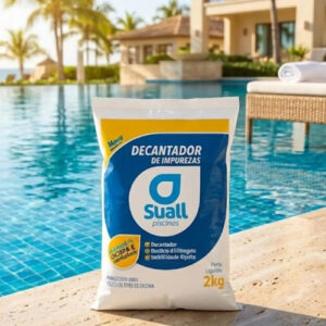 Sulfato De Alumínio Suall 2kg Decantador Impurezas Piscinas